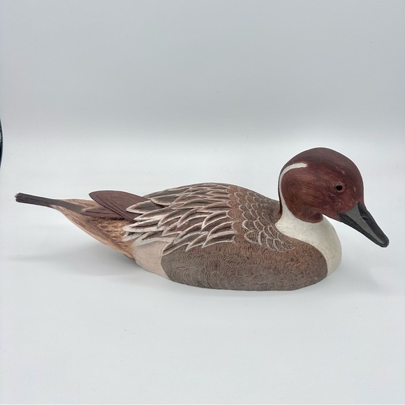 Handmade Other - Handmade Carved Wood PINTAIL Duck Decoy Folk Art Artist Erik Vande Bogart Maine